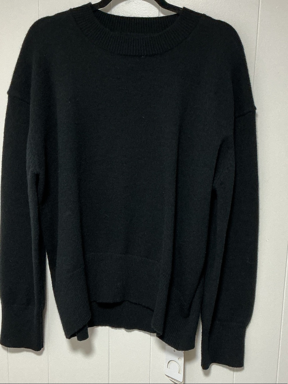 Commense Black Crewneck Sweater - Minimal Pullover
